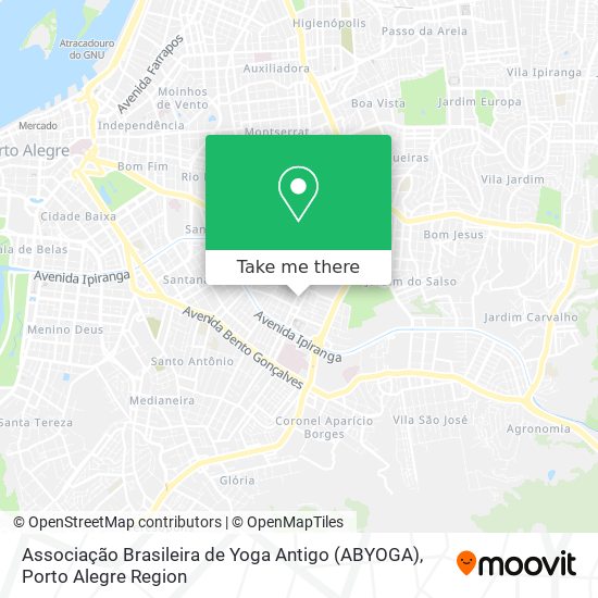 Associação Brasileira de Yoga Antigo (ABYOGA) map