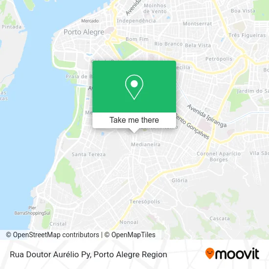 Mapa Rua Doutor Aurélio Py