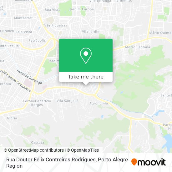 Rua Doutor Félix Contreiras Rodrigues map