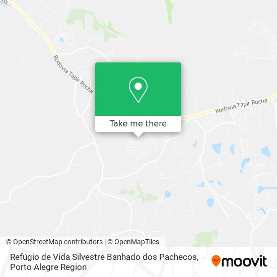 Refúgio de Vida Silvestre Banhado dos Pachecos map