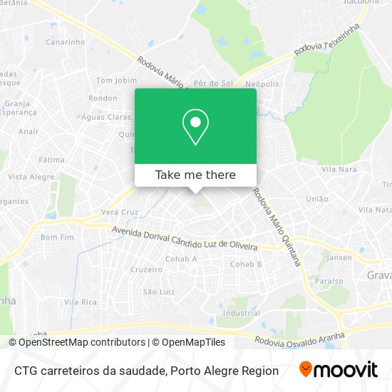 CTG carreteiros da saudade map