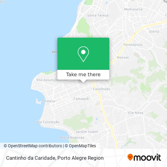 Cantinho da Caridade map