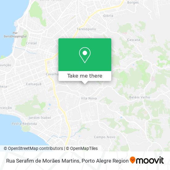 Rua Serafim de Morães Martins map