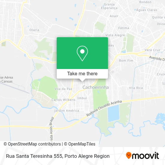 Rua Santa Teresinha 555 map