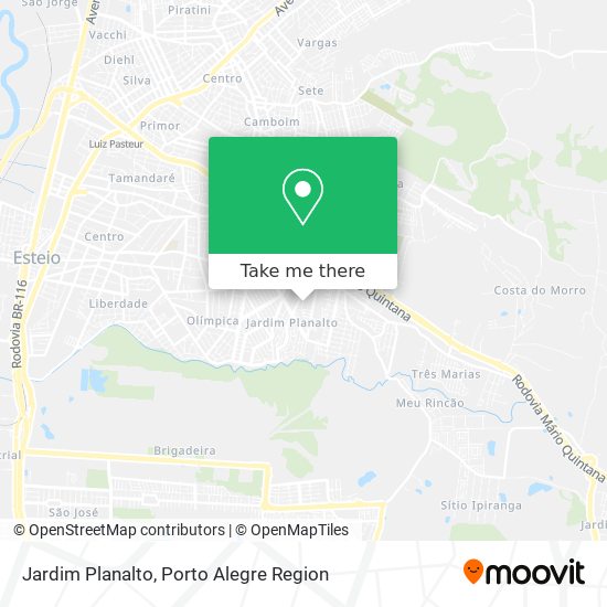 Jardim Planalto map