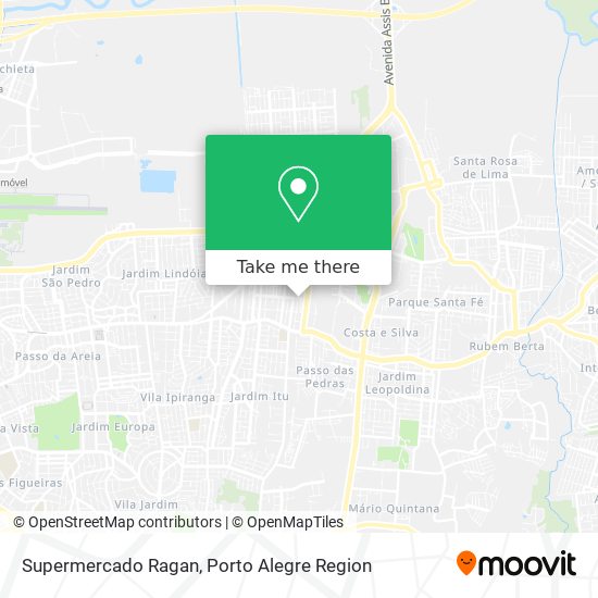 Supermercado Ragan map