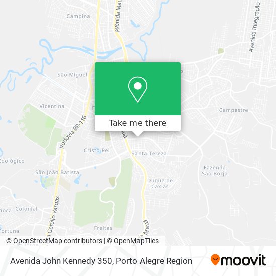 Avenida John Kennedy 350 map