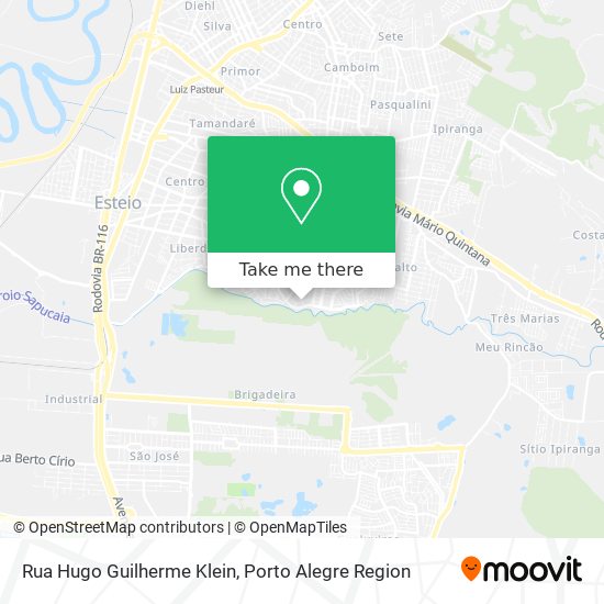 Rua Hugo Guilherme Klein map