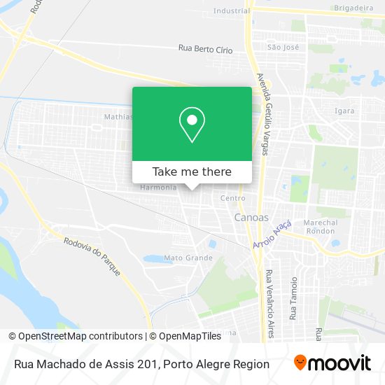 Rua Machado de Assis 201 map