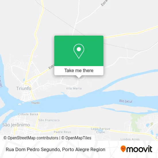 Rua Dom Pedro Segundo map