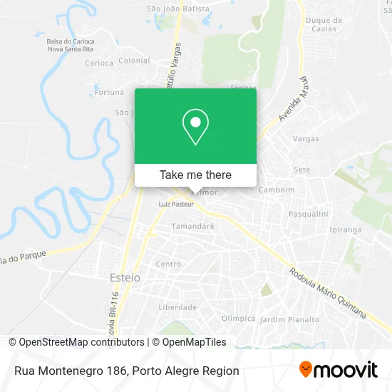 Rua Montenegro 186 map