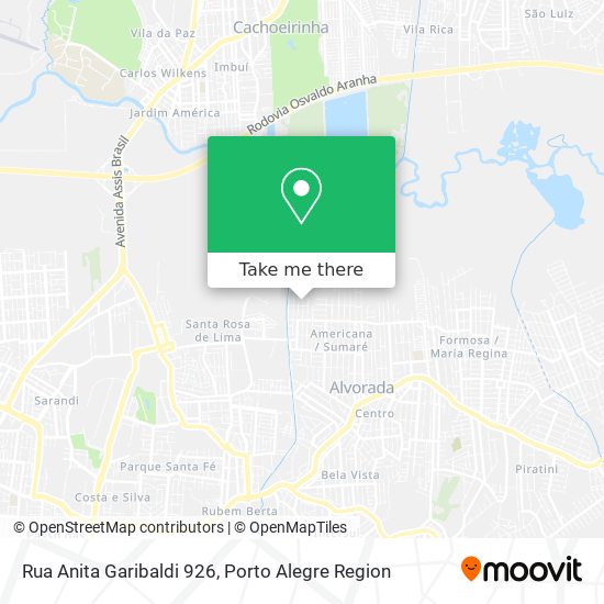 Rua Anita Garibaldi 926 map