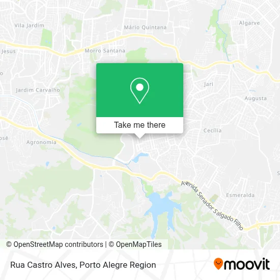 Rua Castro Alves map