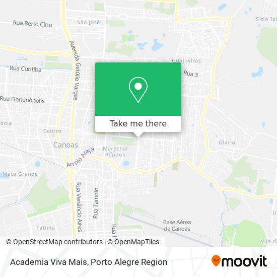 Academia Viva Mais map