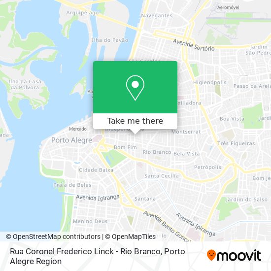 Rua Coronel Frederico Linck - Rio Branco map