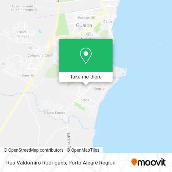 Rua Valdomiro Rodrigues map