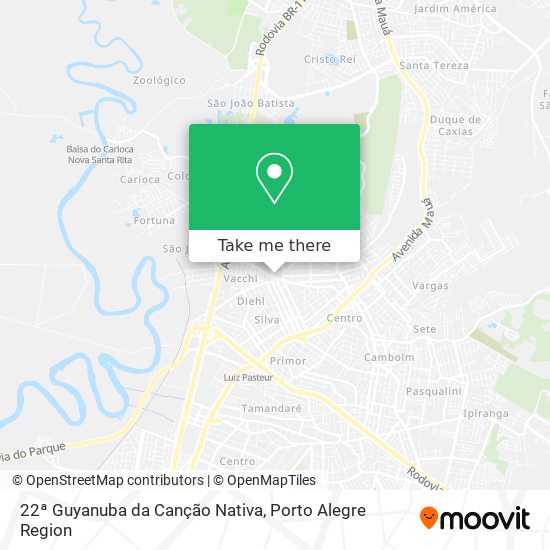 22ª Guyanuba da Canção Nativa map