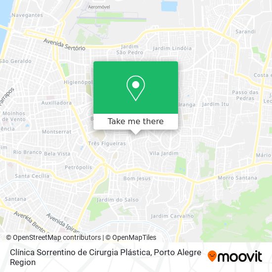 Clínica Sorrentino de Cirurgia Plástica map