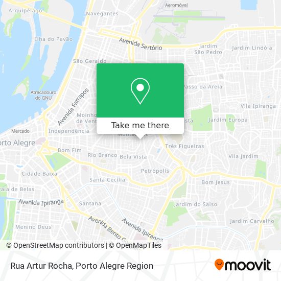 Rua Artur Rocha map