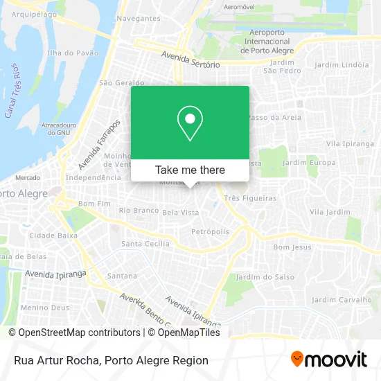 Rua Artur Rocha map