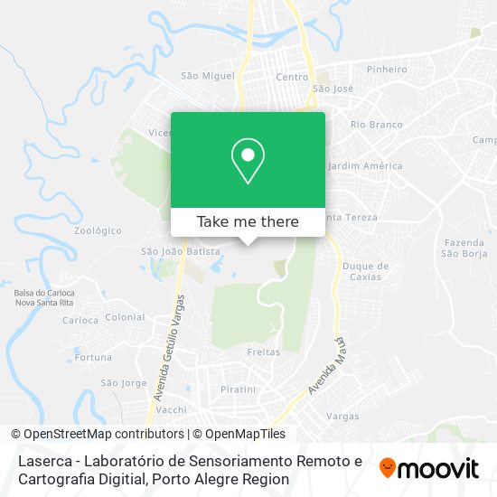 Mapa Laserca - Laboratório de Sensoriamento Remoto e Cartografia Digitial