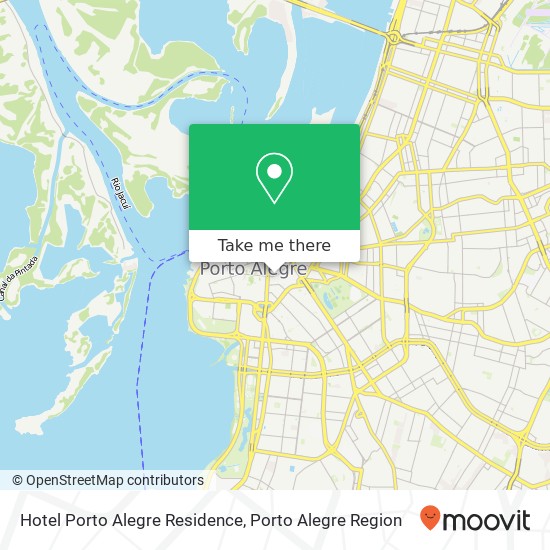 Hotel Porto Alegre Residence map