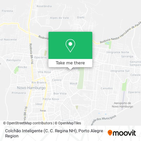 Colchão Inteligente (C. C. Regina NH) map