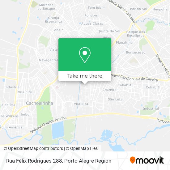 Rua Félix Rodrigues 288 map