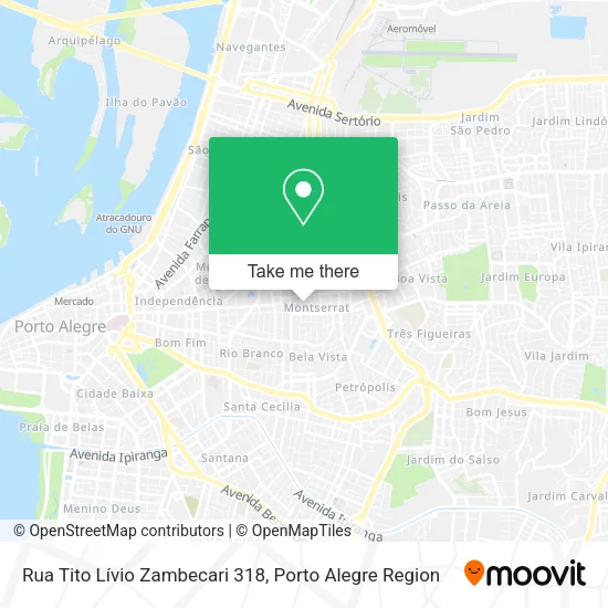 Rua Tito Lívio Zambecari 318 map
