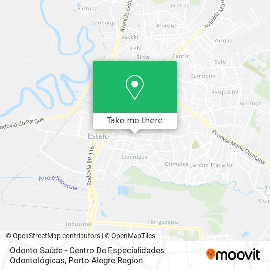 Odonto Saúde - Centro De Especialidades Odontológicas map