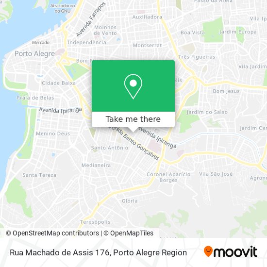 Rua Machado de Assis 176 map