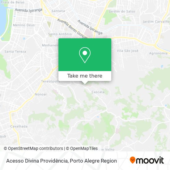 Acesso Divina Providência map