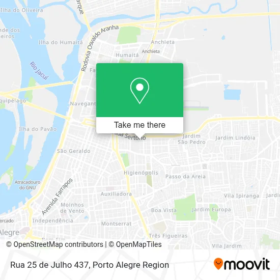 Rua 25 de Julho 437 map
