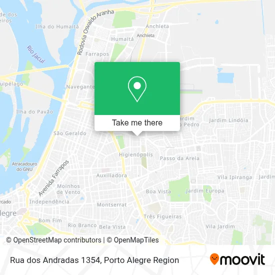 Rua dos Andradas 1354 map
