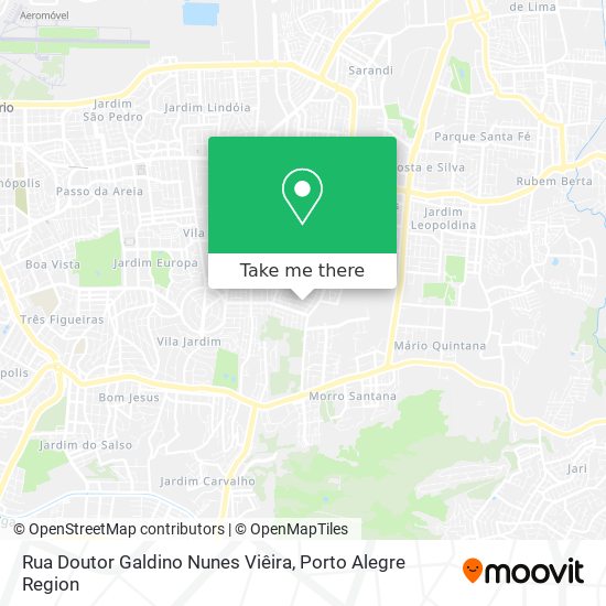 Rua Doutor Galdino Nunes Viêira map