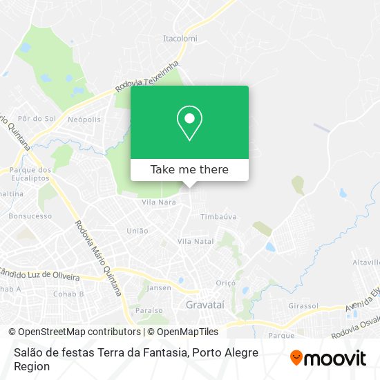 Salão de festas Terra da Fantasia map