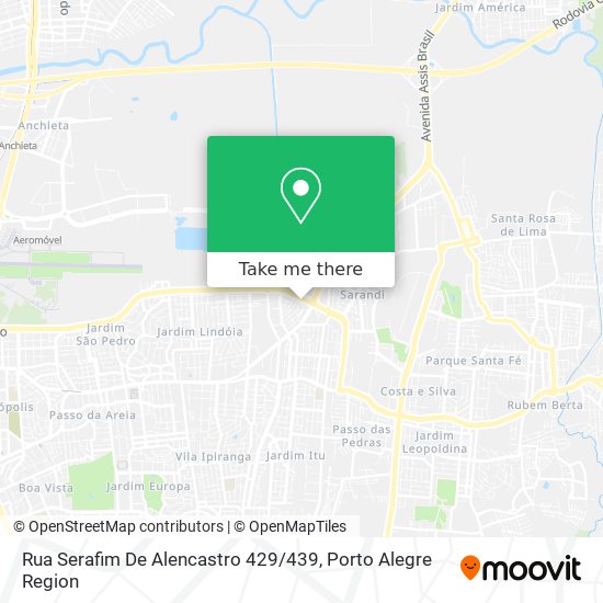 Rua Serafim De Alencastro 429 / 439 map