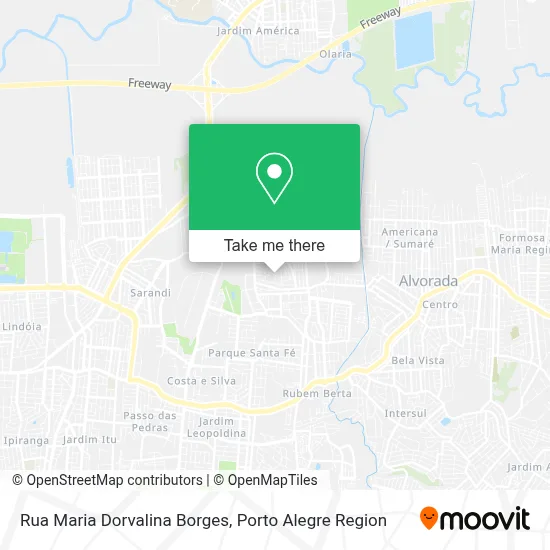 Rua Maria Dorvalina Borges map