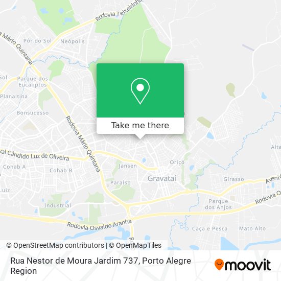 Rua Nestor de Moura Jardim 737 map