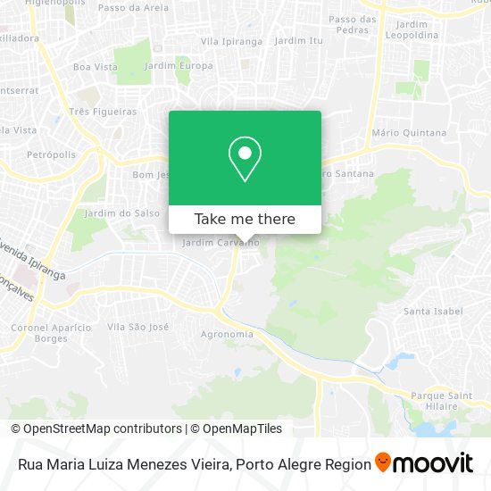 Rua Maria Luiza Menezes Vieira map