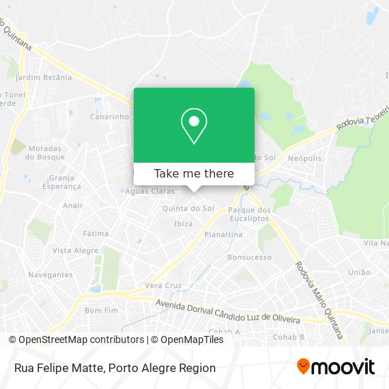 Mapa Rua Felipe Matte