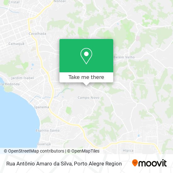 Rua Antônio Amaro da Silva map