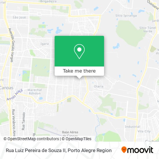 Mapa Rua Luiz Pereira de Souza II
