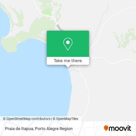 Mapa Praia de Itapua