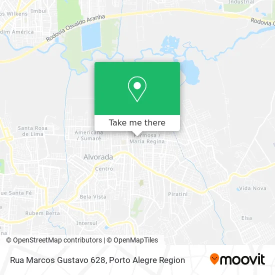 Rua Marcos Gustavo 628 map