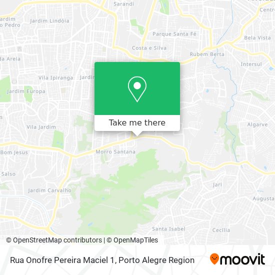 Mapa Rua Onofre Pereira Maciel 1