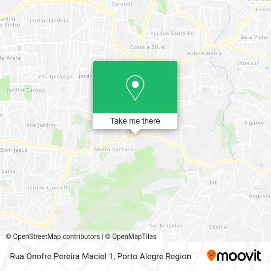 Rua Onofre Pereira Maciel 1 map