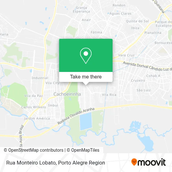 Rua Monteiro Lobato map