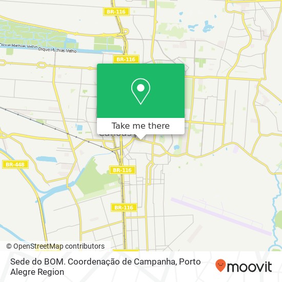 Sede do BOM. Coordenação de Campanha map