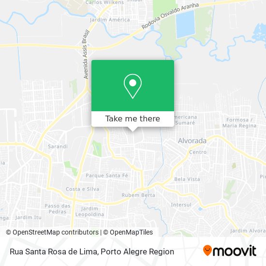 Rua Santa Rosa de Lima map